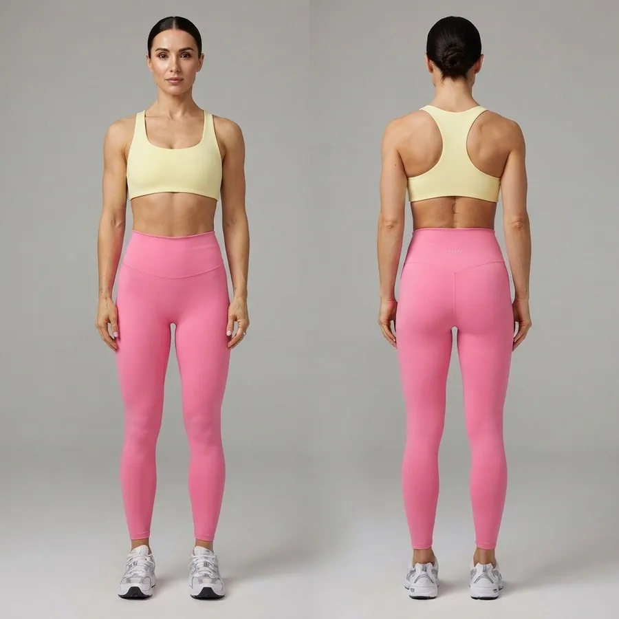 Легинсы Essay — вид спереди, цвет розовый, размер S / M